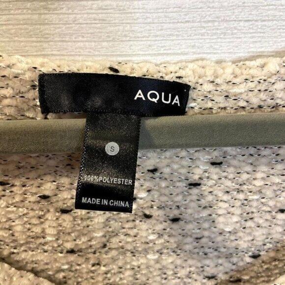 Aqua Women Pullover Super‎ Soft Sweater Cable-Knit Chenille Top Small NWT - Picture 5 of 6